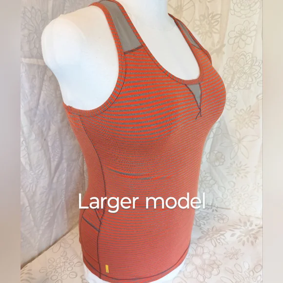 Lole Striped Mesh Racerback Tank Top - Picture 10 of 12